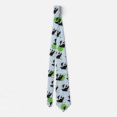 Party Stingray farbiges Muster Krawatte (Rückseite)