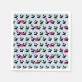 Party Stingray farbiges Muster Serviette (Vorderseite)