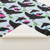 Party Stingray farbiges Muster Sherpadecke (3/4)