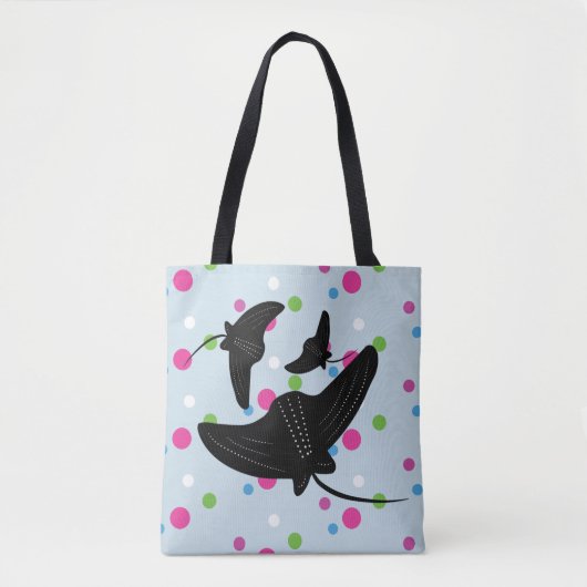 Party Stingray farbiges Muster Tasche (Vorderseite)