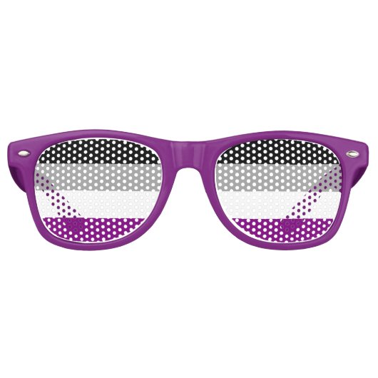 Party "Stolz auf Asexualität" Shades Sonnenbrille (Vorderseite)