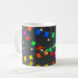 Party Streamers Kaffee Tasse