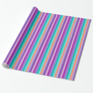 Party-Streifen Glänzendes Geschenkpapier