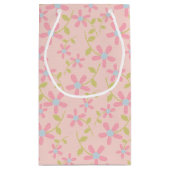 Party Strichfigur-Mädchen mit Rotwein Kleine Geschenktüte (Rückseite)