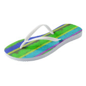 Party Strip Flip Flops Badesandalen (Schrägansicht)