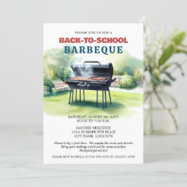 Party "Summer Back to School GRILLEN" Einladung