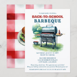 Party "Summer Back to School GRILLEN" Einladung
