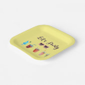 Party Summer Paper-Teller Pappteller (Gewinkelt)