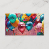Party Supply Retailer Business Cards 19 Visitenkarte (Rückseite)