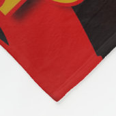 Party-Szene mit Tänzern Fleece Blanket (Ecke)