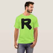 Party-T - Shirt: Buchstabe r T-Shirt (Vorne ganz)