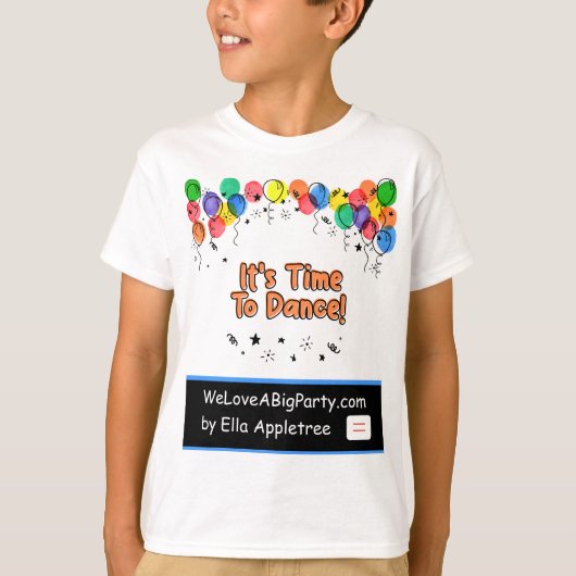 Party T - Shirt für Kinder und Jugendliche (Vorderseite)