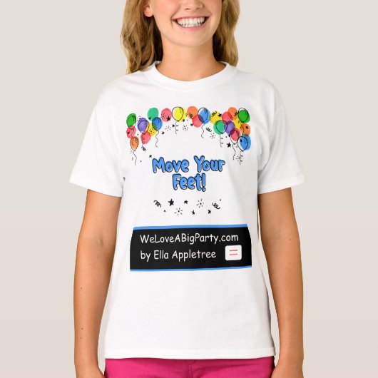 Party T - Shirt für Kinder und Jugendliche (Vorderseite)