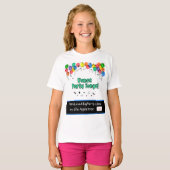 Party T - Shirt für Kinder und Jugendliche (Vorne ganz)