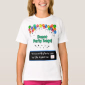 Party T - Shirt für Kinder und Jugendliche (Vorderseite)