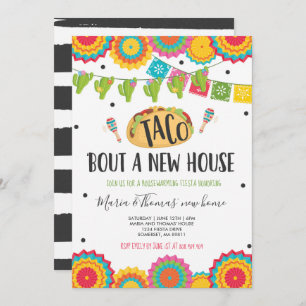Party Taco'Bout A New Zuhause Fiesta Einladung