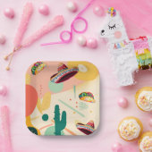 Party Tacos und Sombreros Pappteller (Party)