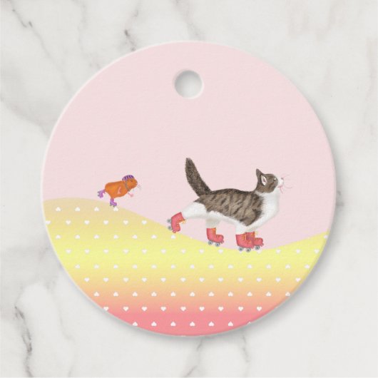 Party-Tasche für Rollschuhe Geschenkanhänger (Vorderseite)