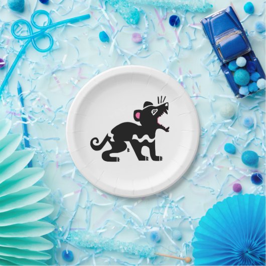 Party! -Tasmanischer DEVIl - gefährdetes Tier Pappteller (Party)