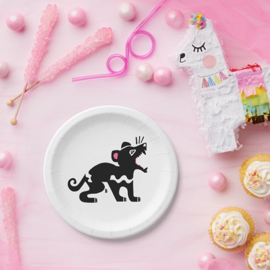 Party! -Tasmanischer DEVIl - gefährdetes Tier Pappteller (Party)