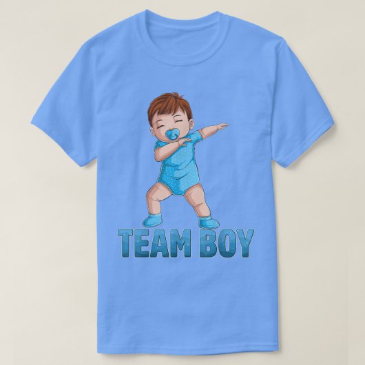 Party Team Boy Baby Announcement Wom T-Shirt (Design vorne)