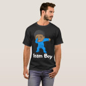 Party Team Boy Dabbing Black Baby T-Shirt (Vorne ganz)