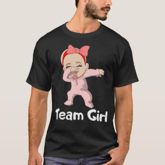Party Team Girl Dabbing Baby T-Shirt