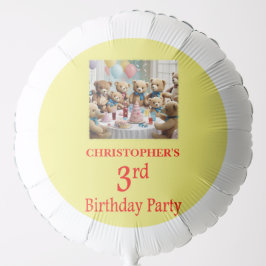 Party Teddy Bears Party Ballon