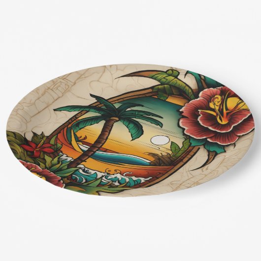 Party Teller (Schrägansicht)