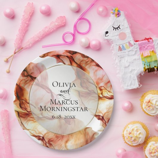 Party Teller | Abstrakte Herbstfarben (Party)