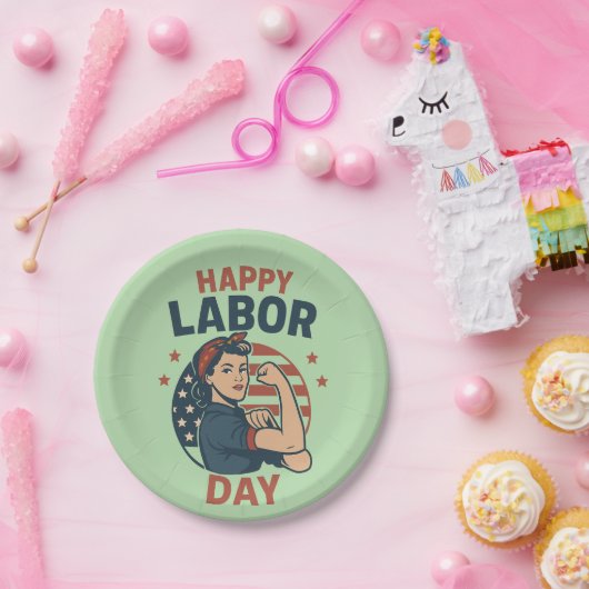 Party-Teller am Arbeitstag Pappteller (Party)