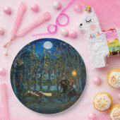 Party-Teller aus unbespieltem Pferdefleisch Pappteller (Party)