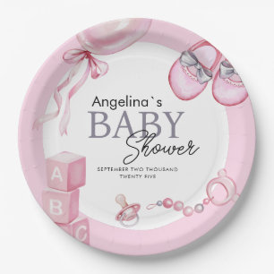 Party Teller für Baby Dusche Teddybär.