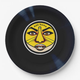 Party-Teller für die personalisierte Bildgestaltun Pappteller