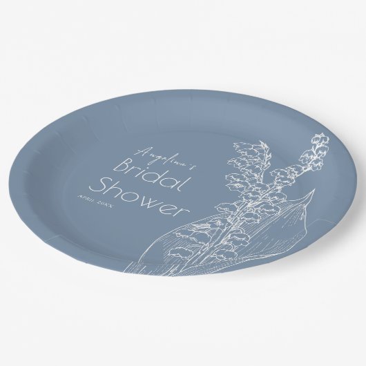 Party Teller für ein Brautparty. (Schrägansicht)