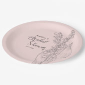 Party Teller für ein Brautparty. (Schrägansicht)