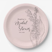 Party Teller für ein Brautparty. (Vorderseite)