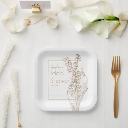 Party Teller für ein Brautparty. (Hochzeit)