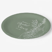 Party Teller für ein Brautparty. (Schrägansicht)