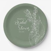 Party Teller für ein Brautparty. (Vorderseite)