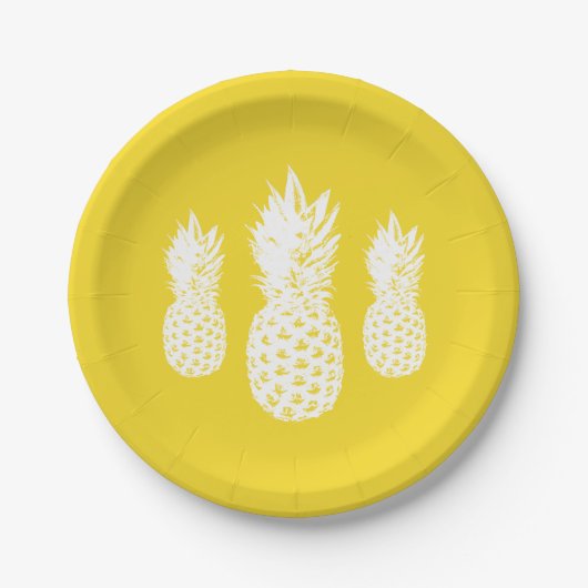 Party-Teller für tropische Ananas Pappteller (Vorderseite)