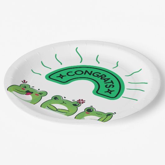 Party Teller gratuliert (Schrägansicht)