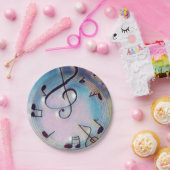 Party-Teller-Musik Pappteller (Party)