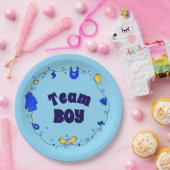 Party-Teller von Team Boy Gender Pappteller (Party)