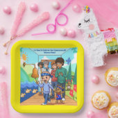 Party-Teller zum freien Krebs Pappteller (Party)