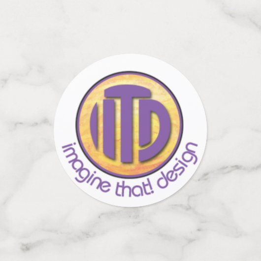 Party Temp Konfetti (Klein Vorderseite)