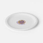 Party Temp Pappteller (Schrägansicht)