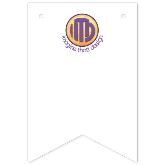 Party Temp Wimpelkette (Zweite Fahne)