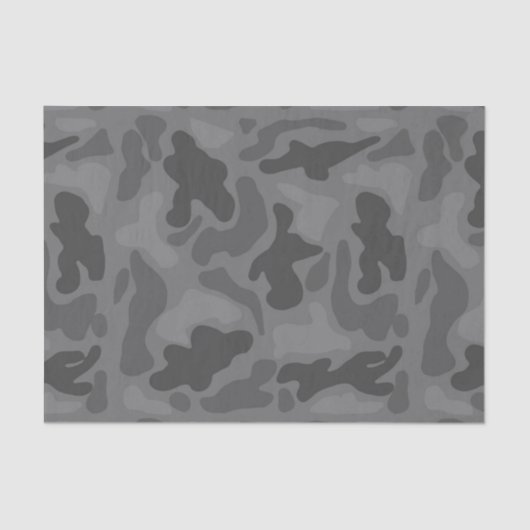 Party-Testpapier für Schwarze Camouflage Seidenpapier (Vorderseite)