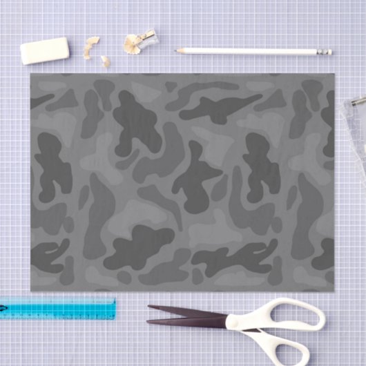 Party-Testpapier für Schwarze Camouflage Seidenpapier (Handwerk)